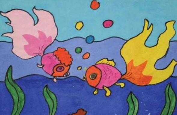 蓝色金少儿美术