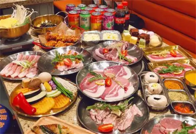 韓國誘惑海鮮自助烤肉